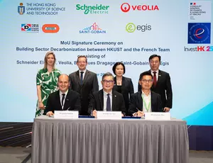 HKUST and French Companies Sign MoU to Collaborate on Low Carbon Retrofit Pilot Project