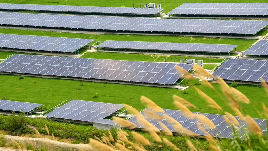 solar panel close up